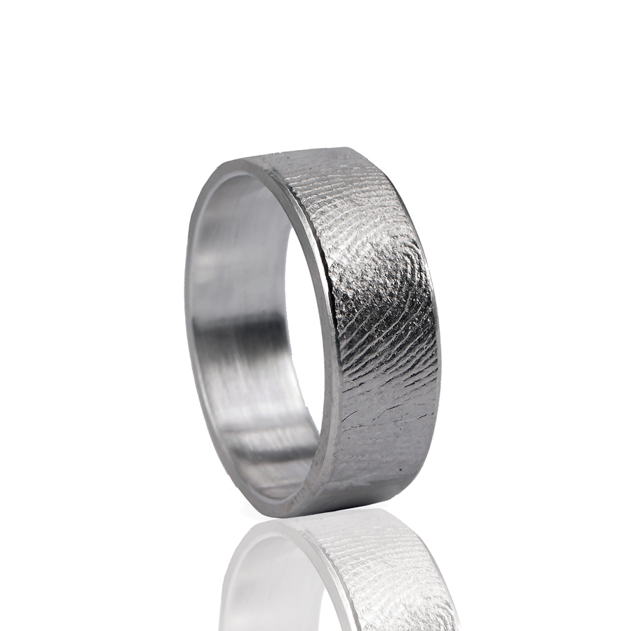 0101-00 Vingerafdruk ring