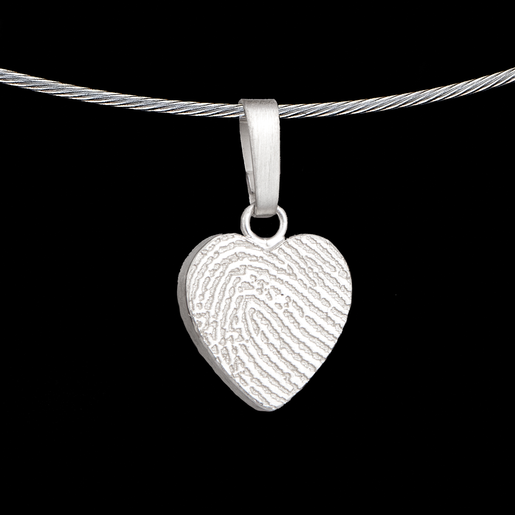 HA-O001-G00 Hartvormige hanger met afdruk