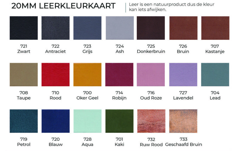 AA-L089-G00 Leren Armband met Edelstalen Drukslot – Met Afdruk