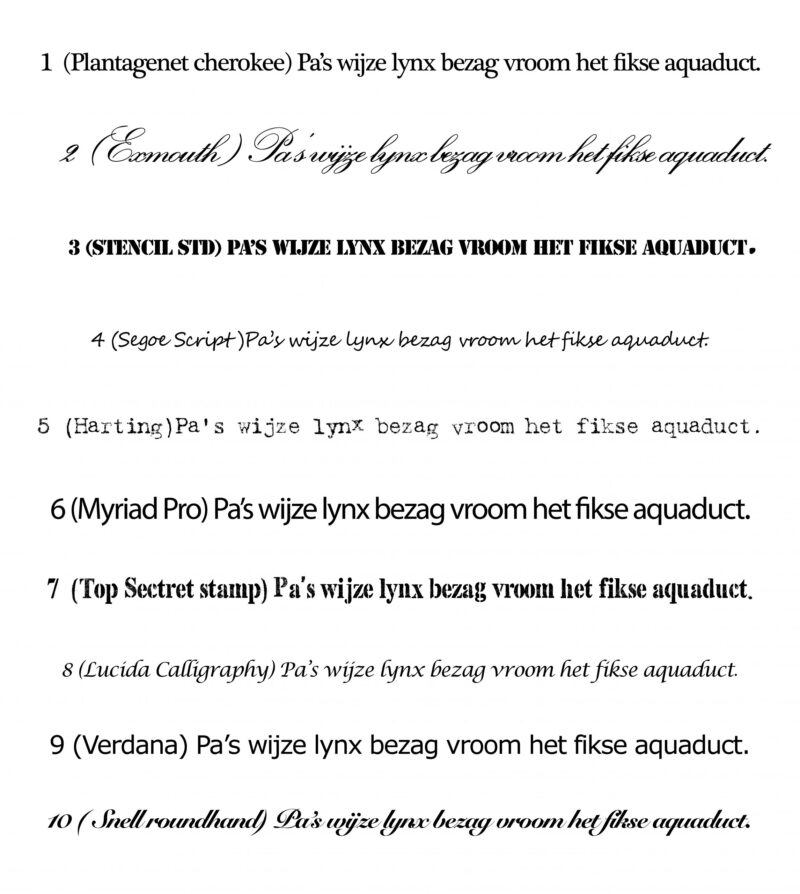 lasergravure TEKST