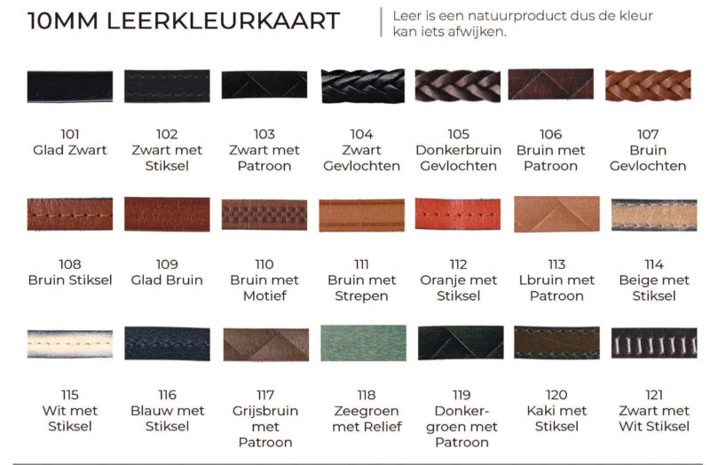 AS-L082-G00 Leren armband met zilver bakslot met schroefdop. Kleur: 111