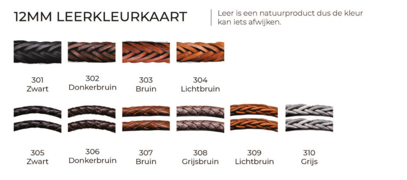 AA-L091-G00 Leren armband met vingerafdruk