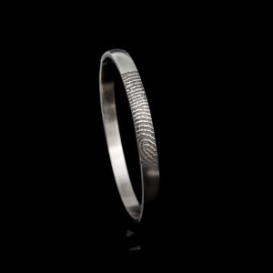 AA-D009-G00 Armband met vingerafdruk met steen