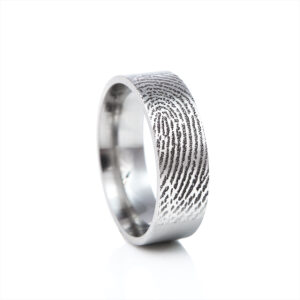 0120-00 Vingerafdruk ring