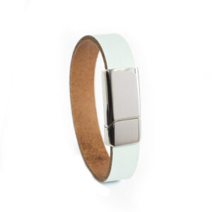 AS-L001-G00 Leren armband met askamer met schroefdop Kleur: 728