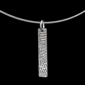 HA-U047-G00 Rechthoekige hanger met vingerafdruk