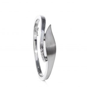 AS-D017-G05 Armband met schroefdop en 5 stenen