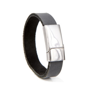 AS-L001-G00 Leren armband met askamer met schroefdop Kleur: 723