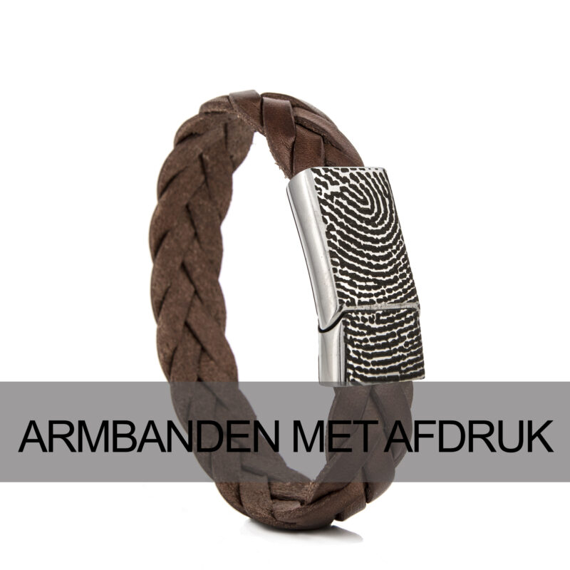 Armbanden met vingerafdruk