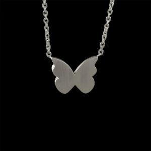 HD-N241-G00 Vlinder Ashanger met ketting