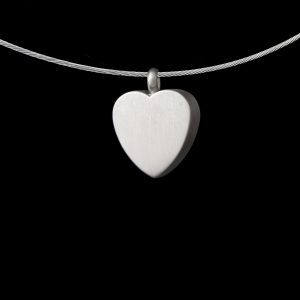 HS-O066-G00 Zilveren hart ashanger