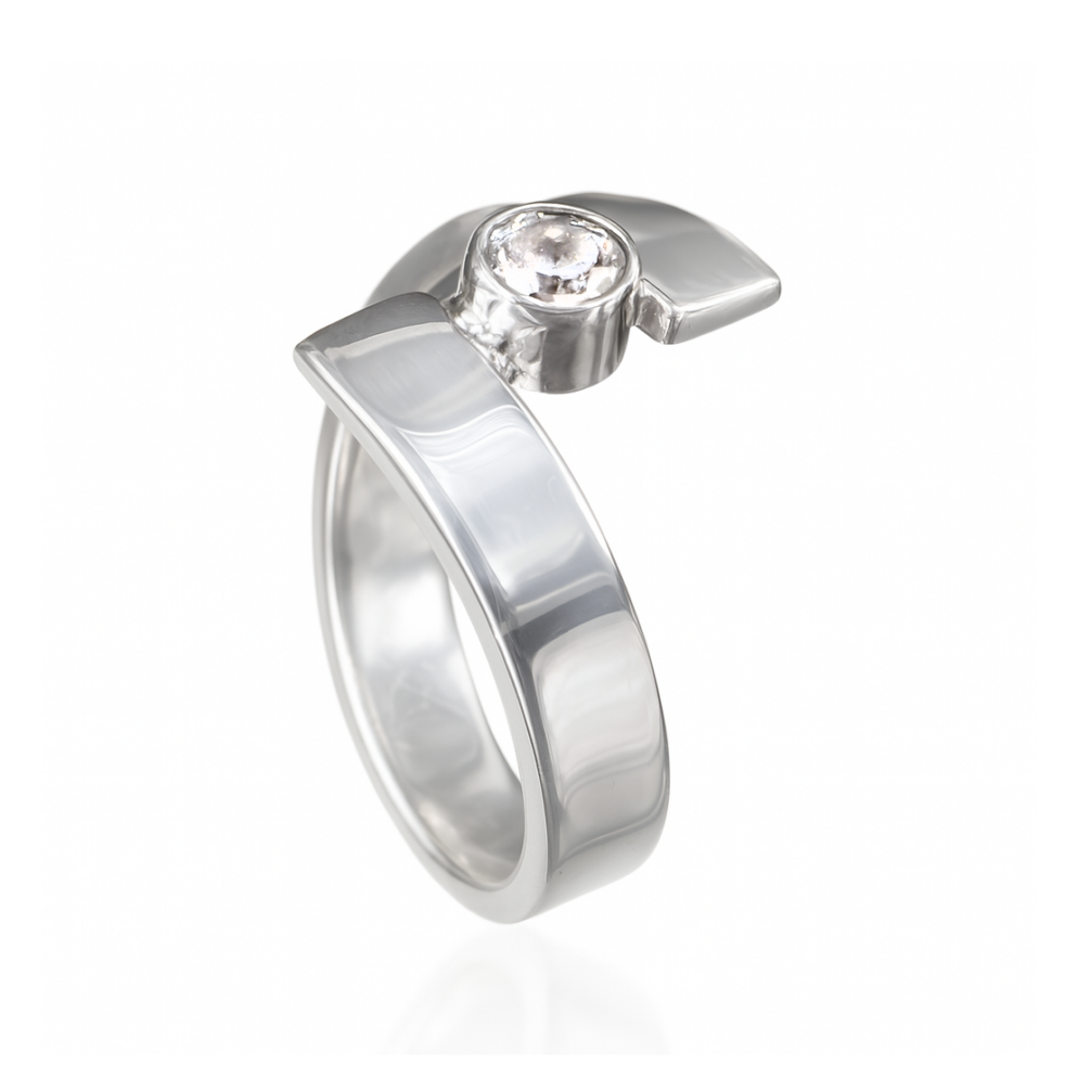 ring met as en ring met vingerafdruk als herdenkingssieraad